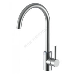 Смеситель для кухонной мойки ручка сбоку одноручный сатин Риф Santek WH5A41025AP01