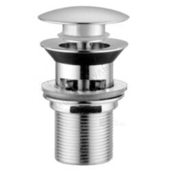 Клапан донный для умывальника с переливом 1 1/4" слив "клик-клак", пробка D=64мм хром AM.PM F0700164