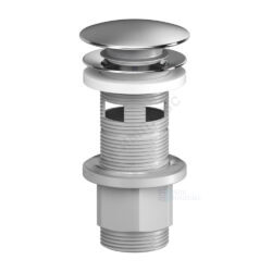 Клапан донный для умывальника с переливом 1 1/4" слив "клик-клак", пробка D=67мм хром AM.PM F070M100