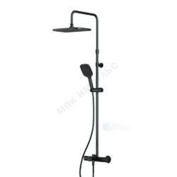 Система душевая с термостатическим смесителем черный Func AM.PM F078F522