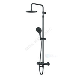 Система душевая с термостатическим смесителем черный X-Joy AM.PM F0785A522