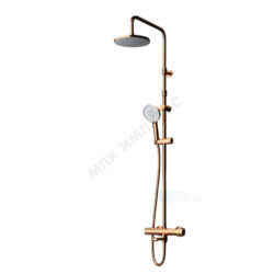 Система душевая с термостатическим смесителем розовое золото X-Joy AM.PM F0785A544