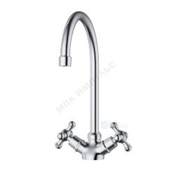 Смеситель для кухонной мойки двуручный хром RETRO Damixa 230000000