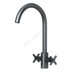 Смеситель для кухонной мойки двуручный графит Neo Classic Damixa 270000000