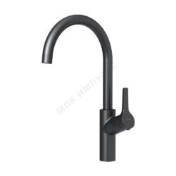 Смеситель для кухонной мойки ручка сбоку одноручный черный Eclipse Damixa 310720300