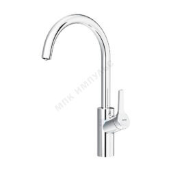 Смеситель для кухонной мойки ручка сбоку одноручный излив с каналом для питьевой воды хром Eclipse Damixa 310721000