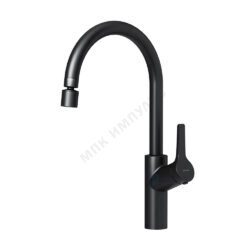 Смеситель для кухонной мойки ручка сбоку одноручный черный Eclipse Damixa 310722300