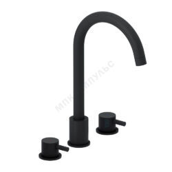 Смеситель для умывальника двуручный черный Scandinavian Pure Damixa 360200300