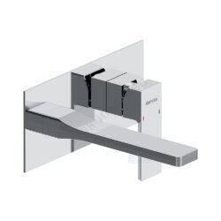 Смеситель встраиваемый для умывальника одноручный хром Gala Damixa 530260000