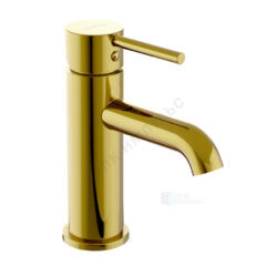 Смеситель для умывальника одноручный золото Scandinavian Pure Damixa 360210600