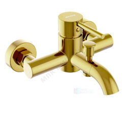 Смеситель для ванны с душем одноручный золото Scandinavian Pure Damixa 361000600