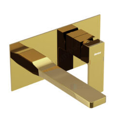 Смеситель встраиваемый для умывальника одноручный золото Gala Damixa 530260600