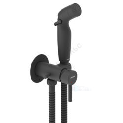 Смеситель встраиваемый для гигиенического душа одноручный черный Option Damixa 211000300