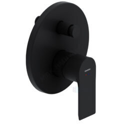 Смеситель встраиваемый для ванны с душем одноручный черный Apollo Damixa 477100300