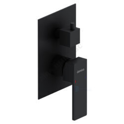 Смеситель встраиваемый для ванны с душем одноручный черный Gala Damixa 537100300