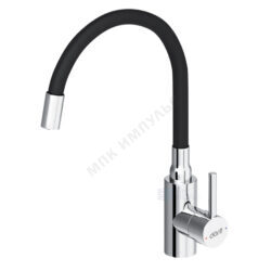 Смеситель для кухонной мойки ручка сбоку одноручный хром Logic Dorff D3007622