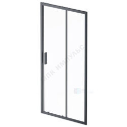 Дверь душевая Gem Solo 1000х1950 мм прозрачное стекло алюминиевый профиль