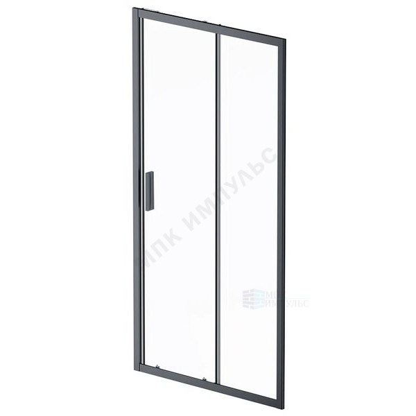 Дверь душевая Gem Solo 1000х1950 мм прозрачное стекло алюминиевый профиль