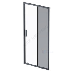Дверь душевая Gem Solo 1000х1950 мм тонированное стекло алюминиевый профиль