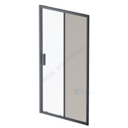 Дверь душевая Gem Solo 1100х1950 мм тонированное стекло алюминиевый профиль