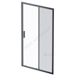 Дверь душевая Gem Solo 1200х1950 мм тонированное стекло алюминиевый профиль
