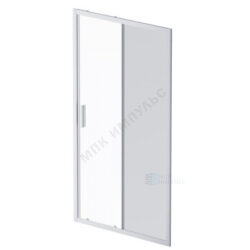 Дверь душевая Gem Solo 1400х1950 мм тонированное стекло алюминиевый профиль