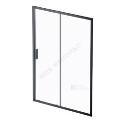 Дверь душевая Gem Solo 1500х1950 мм прозрачное стекло алюминиевый профиль