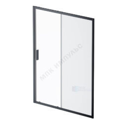 Дверь душевая Gem Solo 1500х1950 мм матовое стекло алюминиевый профиль