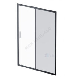 Дверь душевая Gem Solo 1500х1950 мм тонированное стекло алюминиевый профиль