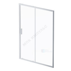 Дверь душевая Gem Solo 1500х1950 мм прозрачное стекло алюминиевый профиль