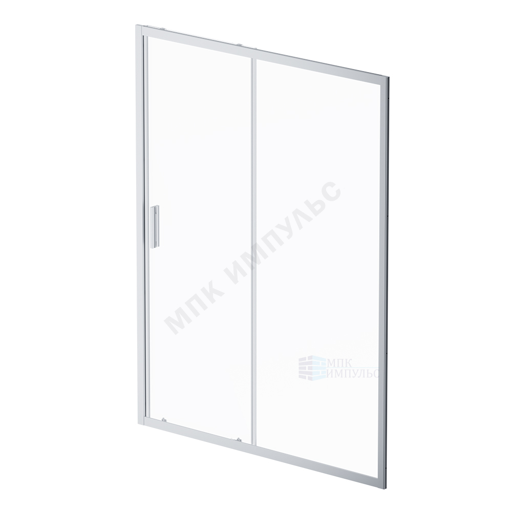 Дверь душевая Gem Solo 1500х1950 мм прозрачное стекло алюминиевый профиль