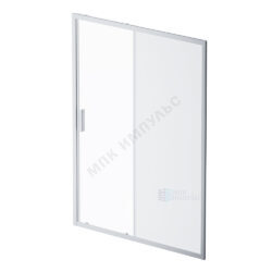 Дверь душевая Gem Solo 1500х1950 мм матовое стекло алюминиевый профиль