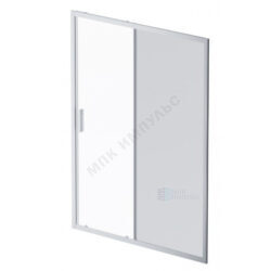 Дверь душевая Gem Solo 1500х1950 мм тонированное стекло алюминиевый профиль