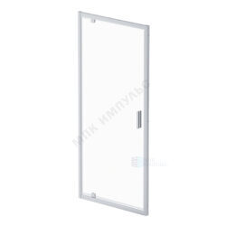 Дверь душевая Gem 900х1950 мм прозрачное стекло алюминиевый профиль