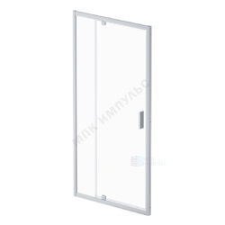 Дверь душевая Gem 1000х1950 мм прозрачное стекло алюминиевый профиль