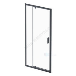 Дверь душевая Gem 1000х1950 мм прозрачное стекло алюминиевый профиль