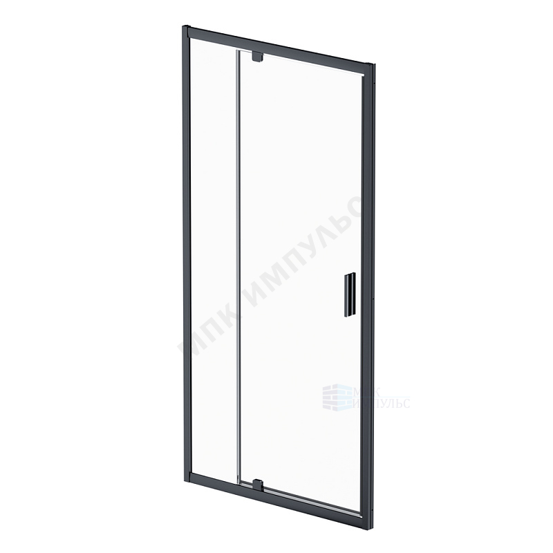 Дверь душевая Gem 1000х1950 мм прозрачное стекло алюминиевый профиль