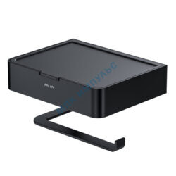 Держатель для туалетной бумаги с полкой Inspire V2.0 черный AM.PM A50A341522