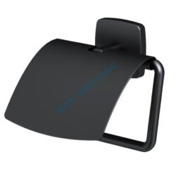 Держатель для туалетной бумаги с крышкой Gem черный AM.PM A90341422