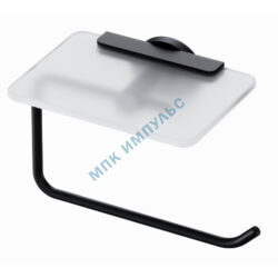 Держатель для туалетной бумаги с полкой X-Joy черный AM.PM A85A341522