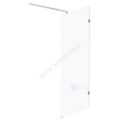 Стенка душевая X-Joy 800х1950 мм прозрачное стекло алюминиевый профиль