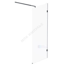 Стенка душевая X-Joy 800х1950 мм прозрачное стекло алюминиевый профиль