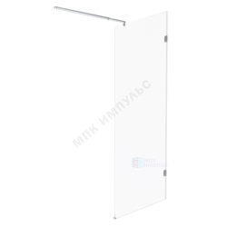 Стенка душевая X-Joy 900х1950 мм прозрачное стекло алюминиевый профиль