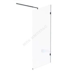 Стенка душевая X-Joy 900х1950 мм прозрачное стекло алюминиевый профиль