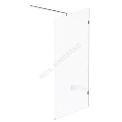 Стенка душевая X-Joy 1000х1950 мм прозрачное стекло алюминиевый профиль