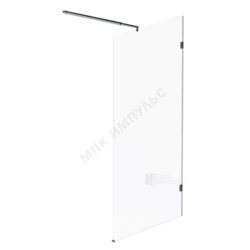 Стенка душевая X-Joy 1000х1950 мм прозрачное стекло алюминиевый профиль