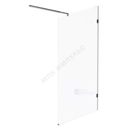 Стенка душевая X-Joy 1100х1950 мм прозрачное стекло алюминиевый профиль
