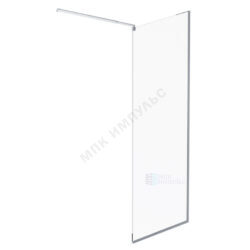 Стенка душевая Func 800х2000 мм прозрачное стекло алюминиевый профиль