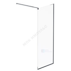 Стенка душевая Func 800х2000 мм прозрачное стекло алюминиевый профиль