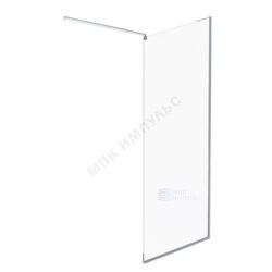 Стенка душевая Func 900х2000 мм прозрачное стекло алюминиевый профиль